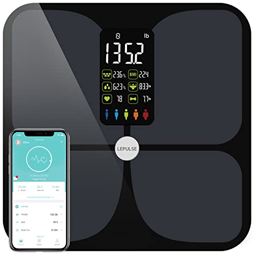 Large Display Bathroom Scales With Clear Visibility for Better Results